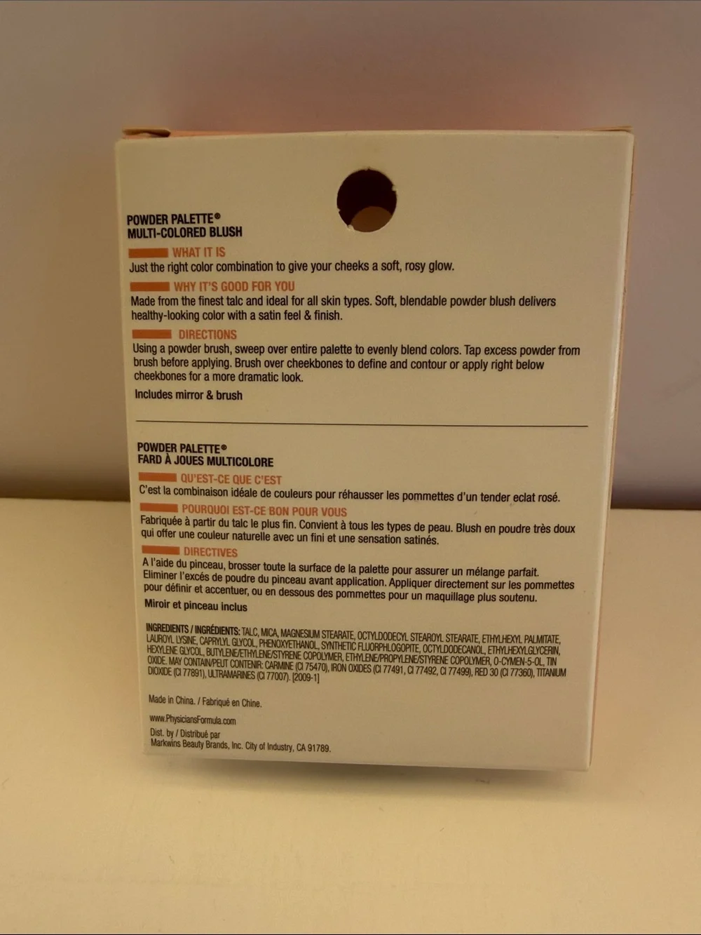 Physicians Formula talc radiance looking